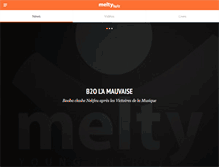 Tablet Screenshot of meltybuzz.fr